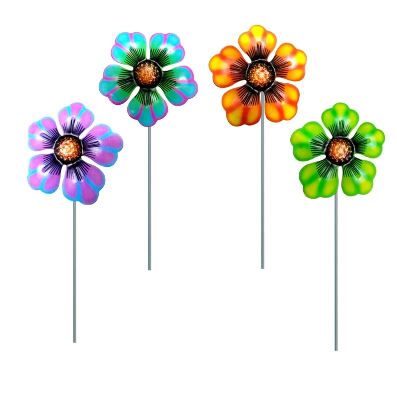 

Wrought Iron 4 Color Flower Garden Stake Metal Ornament Decor Crafts Supplies Dropship