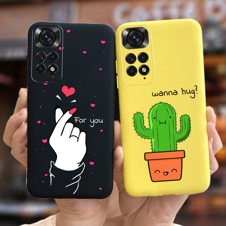 Милый чехол с рисунком для Xiaomi Redmi Note 11 S мягкий телефона Xiomi Pro Note11 чехлы |