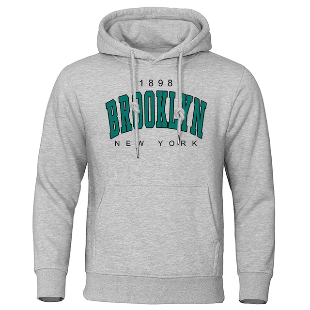 1898 Brooklyn New York Printed Mens Hoody Creativity Crewneck Clothing Fashion Oversize Sweatshirt Fashio Crewneck Hoodie Male 5