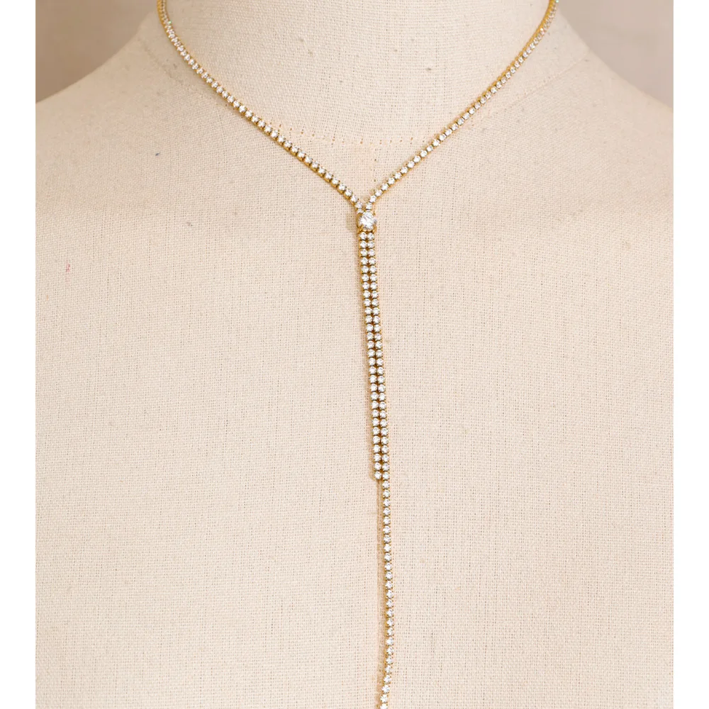 Yhpup Fantasy Necklace Cubic Zirconia