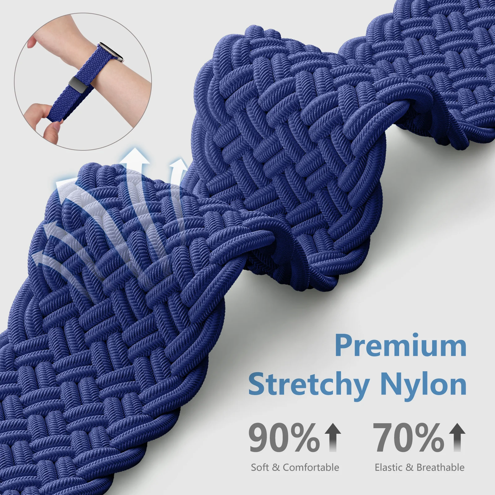 Enhanced Nylon Braided Magnetic Strap