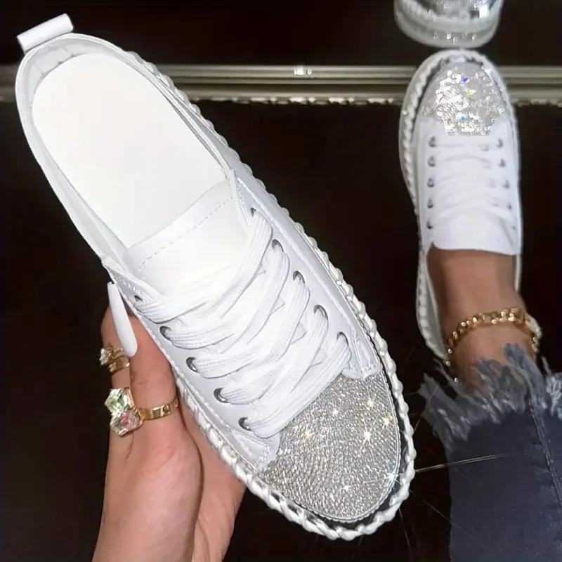 Women Sneakers New Round Toe Ballet Flats Sneakers Platform Shallow Creepers Dress Casual Fashion Sneakers Zapatos De Mujer 1