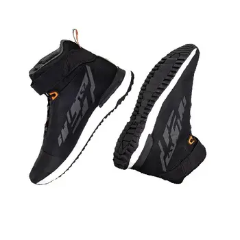 LS2 MAL011 ACRUX Man's Riding Boots Motorcycle Outdoor Sports Summer Breathable Wear Resistant Black Ankle Boots Shoes