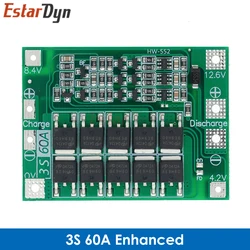 High-Performance Lithium Battery Charger Protection Board with Balancing for Power Tools (3S 60A Enhanced)