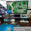 Zoom 150X Full HD Camera VGA/HDMI Port Industrial Microscope Adjustable Metal Arm Stand Bracket For PCB Soldering Phone Repair 2