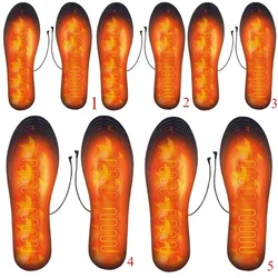 USB Heated Shoe Insoles - Electric Foot Warmer for Winter Outdoor Activities (5 Pairs)