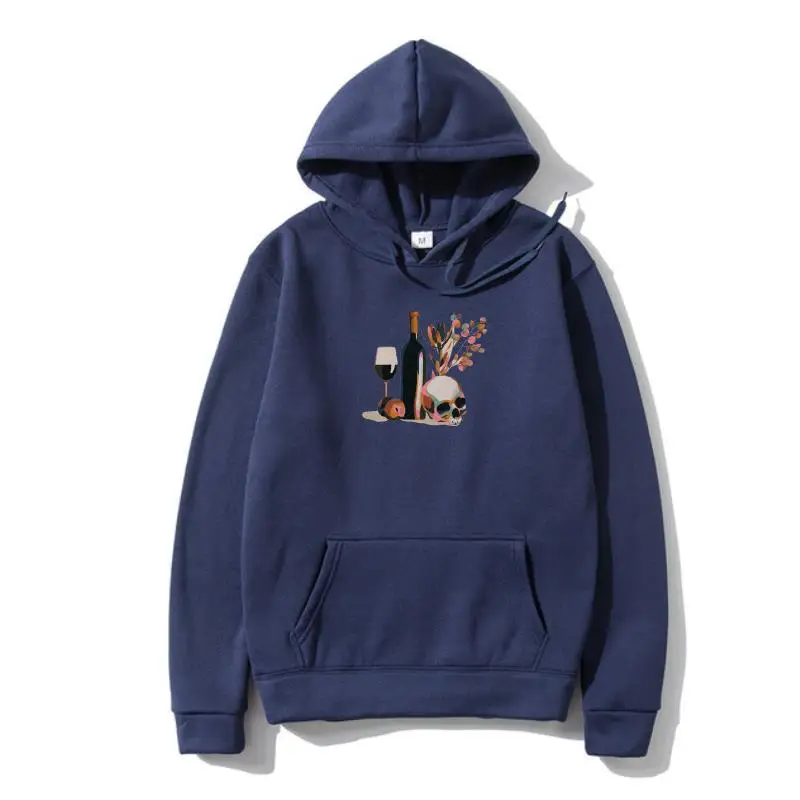 

New Skull Floral Graphic Hoody Women Outerwear Warm SweaSweatSweatshir Hoody Cartoon Women White Warm Hoody Femme Casual Chemise