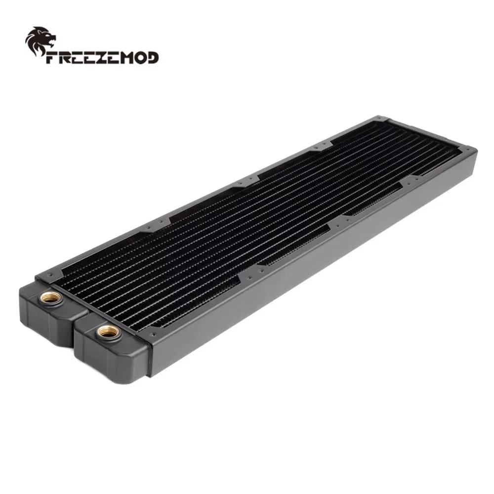 Zemod-copper Heat Sink para pc Copper Radiator Liquid Cooling Row 480 mm 14 Flat Fins 12cm Fan Bit Cooler 48cm - Imagem 5