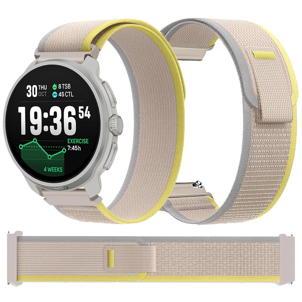 Durable Nylon Loop Watch Strap - 20mm/22mm Fitness Sports Bracelet Bands