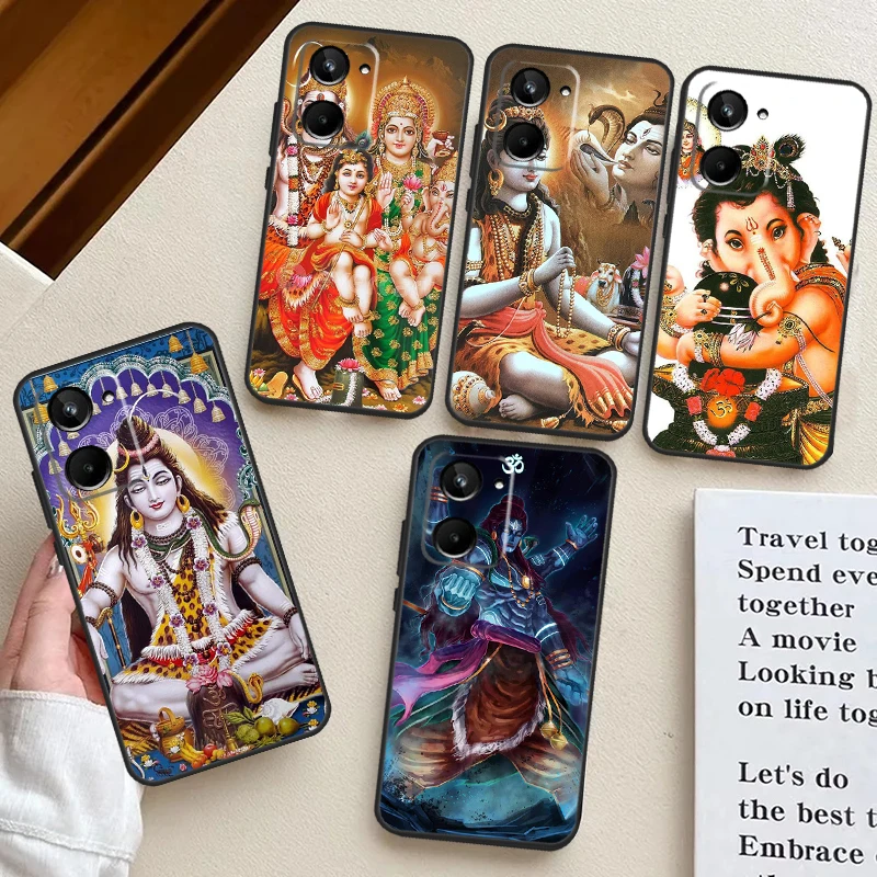 God Diety Indù Ganesha Shiva Per Realme 11 12 9 10 Pro Plus Gt5 Gt3 Gt Neo 5 C51 C53 C35 C31 C30 C25S C21Y C55 C33 Case