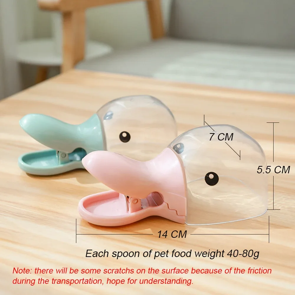 Pet Food Spoon for Cat Dog Bowls Multi-Function Bowl for Cats Puppies Small Dogs Scoop Cat Food Dog Water Bowl Fountain