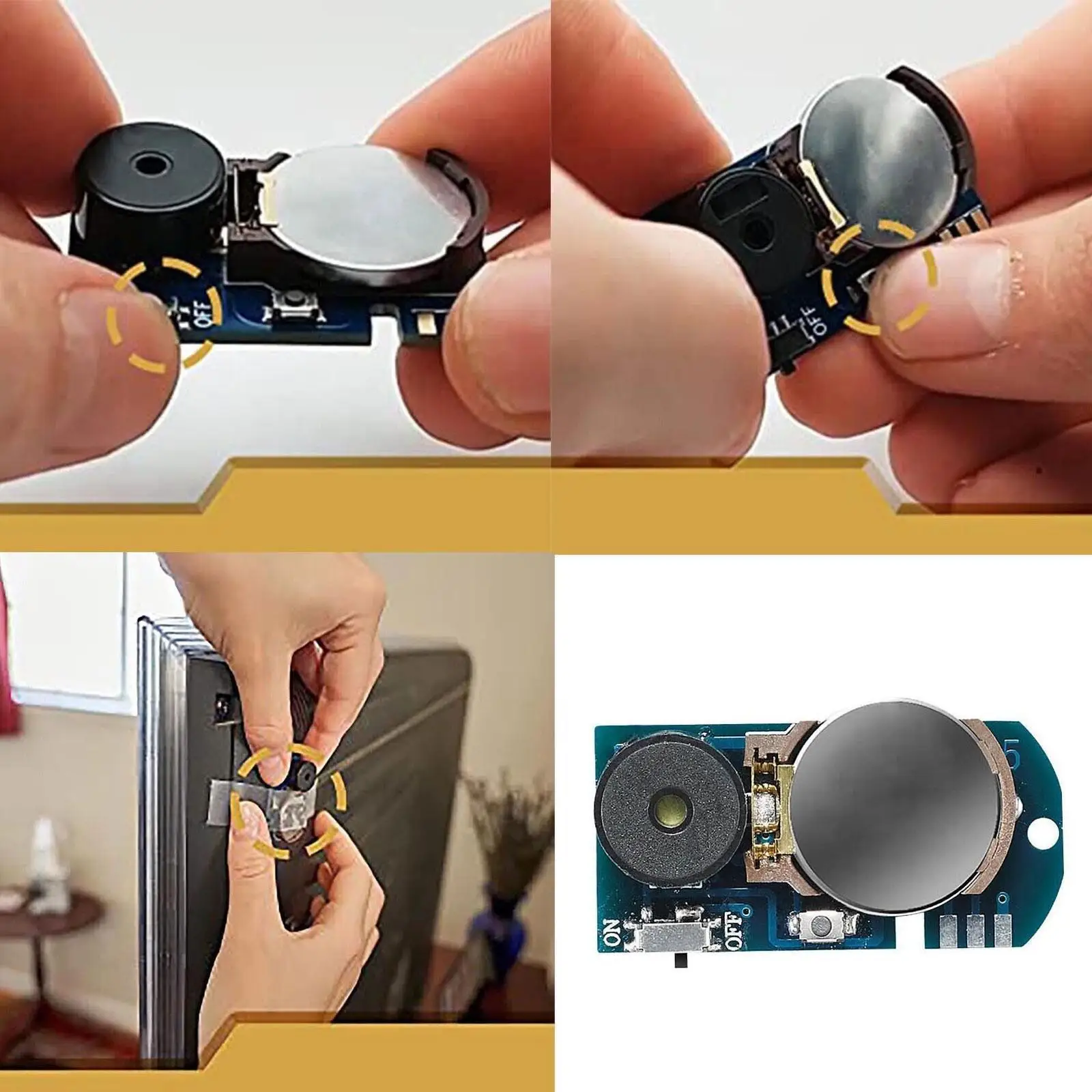 Novelty Funny Annoying PCB Creative Pranks Toys Annoying Buzzer Office Noisemaker Toys Hidden Trick Noisemaker