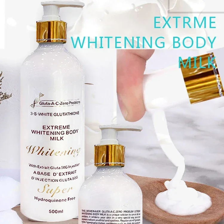 500ml  24 K Gold Glutathione Body Lotion Moisturizing Brightening Firming Body Cream  Body Whitening Cream 2