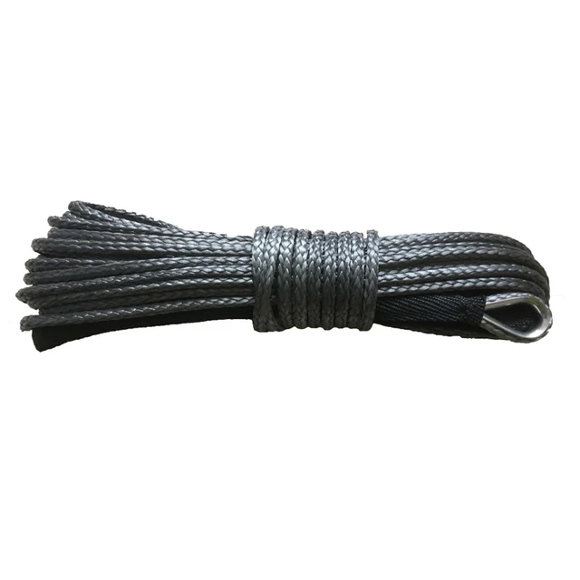 4mm X 30m UHMWPE Synthetic Winch Rope, Cable , Line, With Thimble