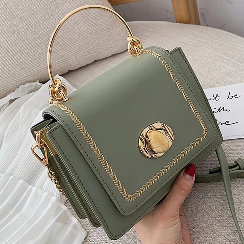 Anxinke Ladies Stylish Solid Color Leather Mini Crossbody Bags Brown Anxinke Ladies Stylish Solid Color Leather Mini Crossbody Bags Brown