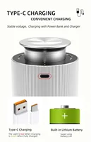 Portable Car Aroma Diffuser Machine USB Rechargeable Electric Smell Distributor Room Fragrance Diffuser Electric Smell for Home 5