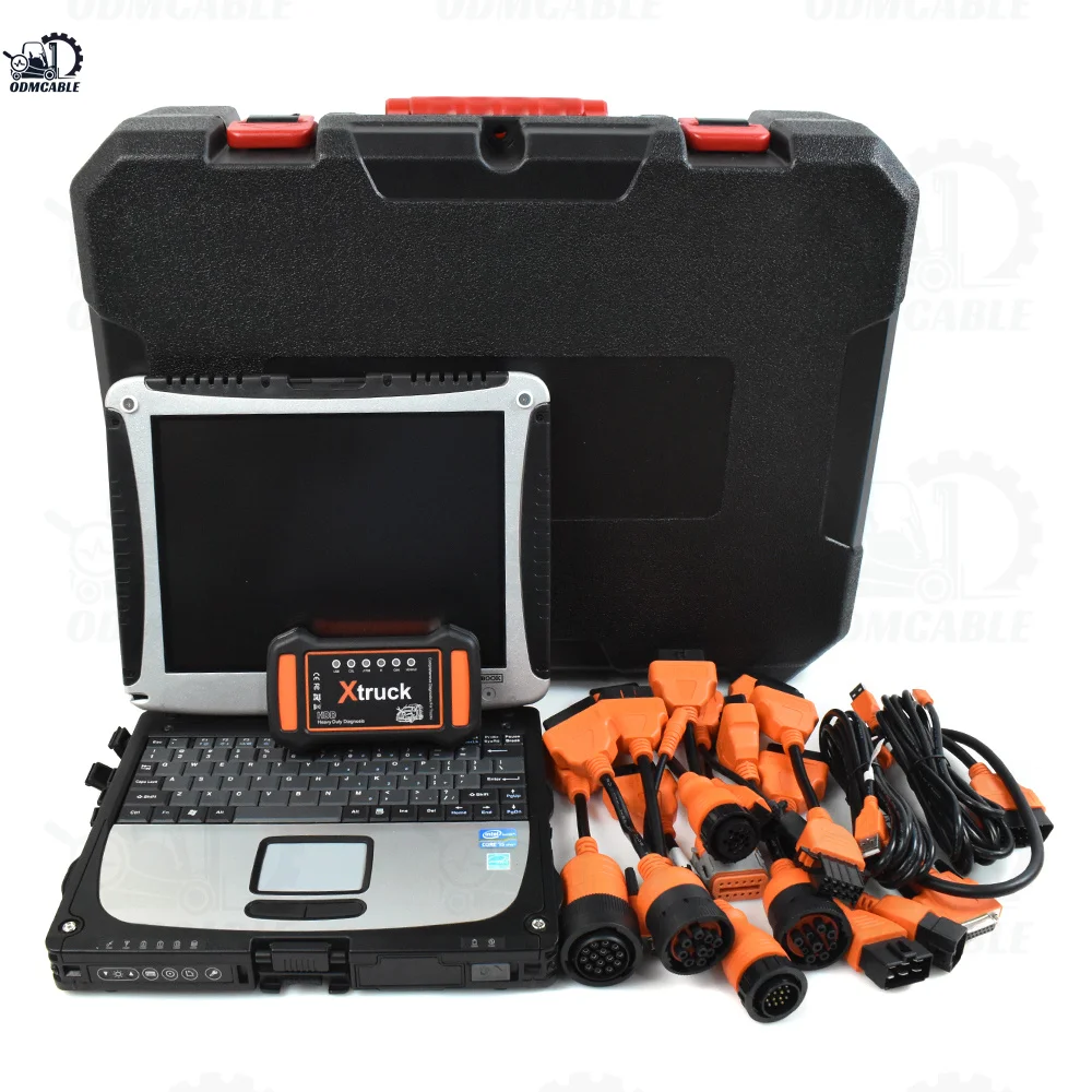

FULL SET MULTI-BRANDS XTRUCK Y009 HDD UNIVERSAL DIAGNOSTIC TOOL SUPPORT FOR UM-MIS /ISU-ZU /HI-NO /VO-LVO WITH CF19 LAPTOP