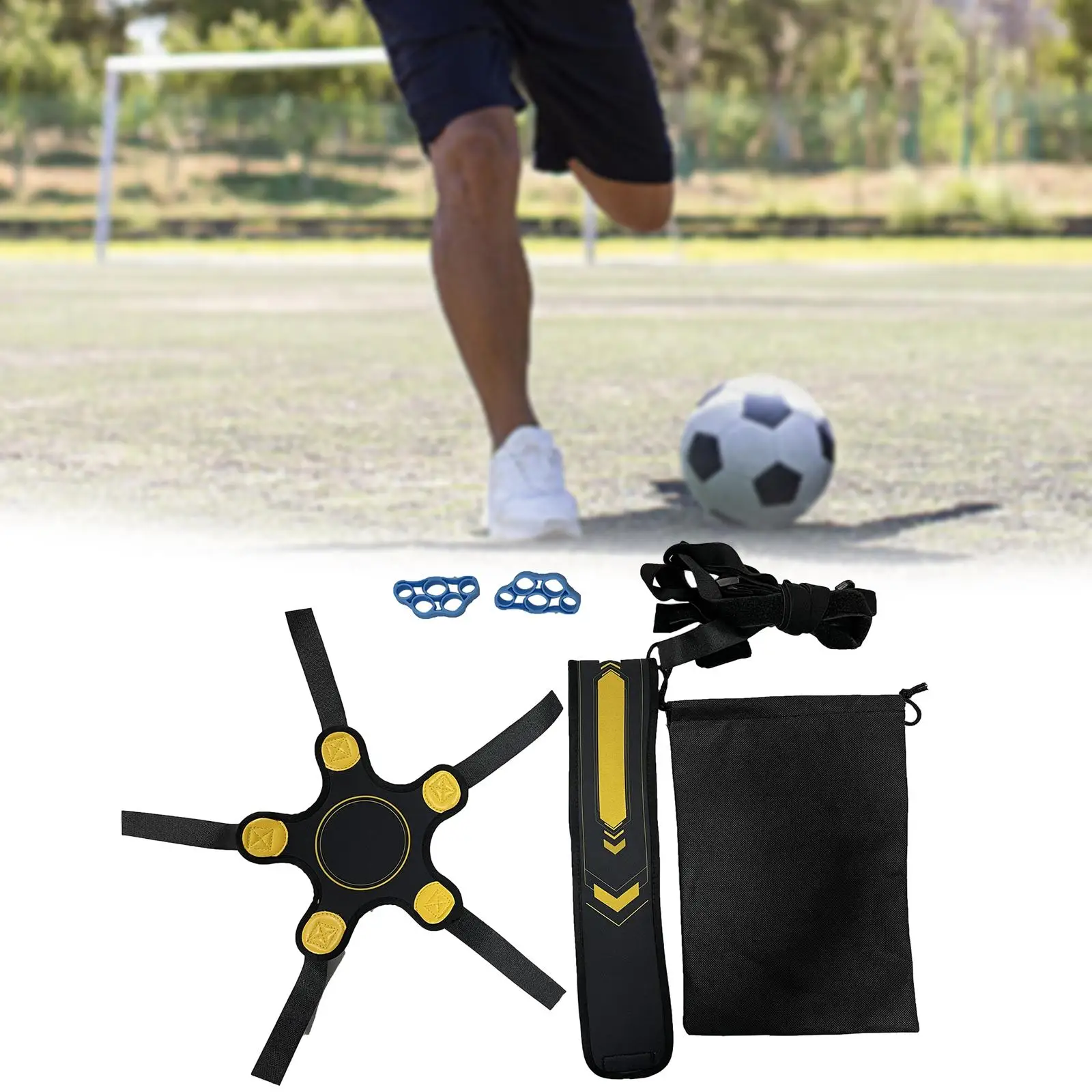 Soccer Trainer Universal Fits Size 3,4,5 Footballs, Football Training Belt Football Kick Trainer Soccer Training Equipment