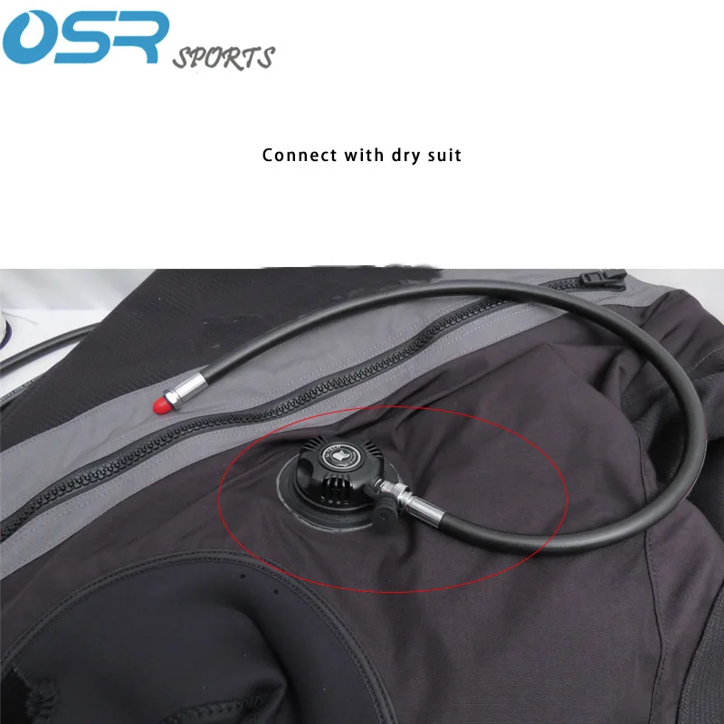 Scuba Tauchen BCD Niederdruck Schlauch Tauchen Regulator Octopus 1st Bühne Octopus Rohr – Detail 7