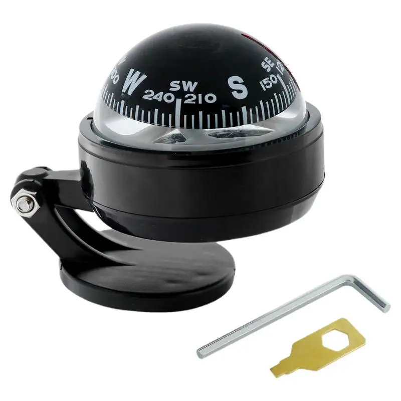

Dashboard Compass for Car Adjustable Auto Mount Compass Direction Tool Damping Liquid For Trucks Automobiles Accessories