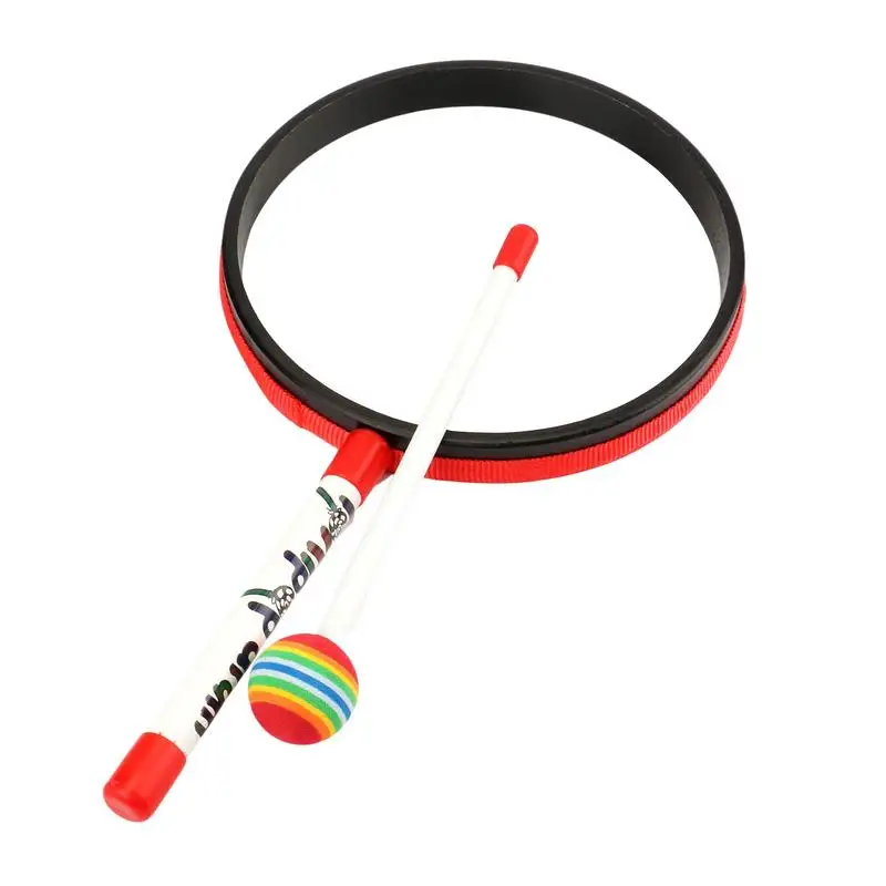 Lollipop Hand Drum 6 Inch / 8 Inch / 10 Percussion Instruments Musical Learning Toy Infant Teaching Aids