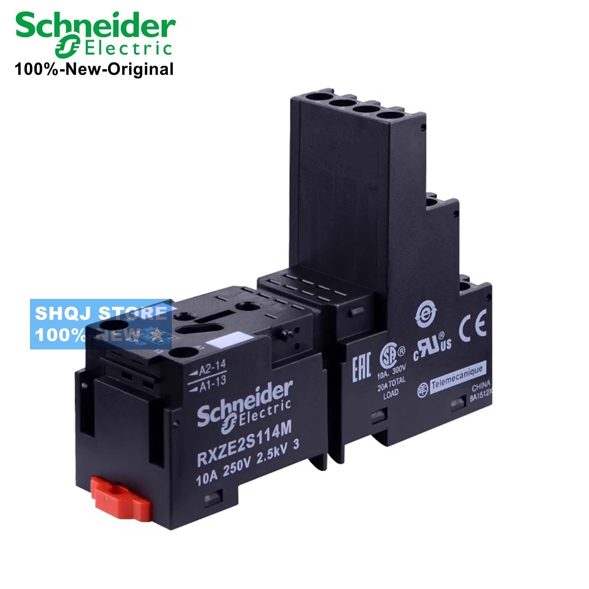 Base de Soquete do Schneider-relé 100 Original Rxze2s114m Rxze2s111m Rxze2s108m Pcs