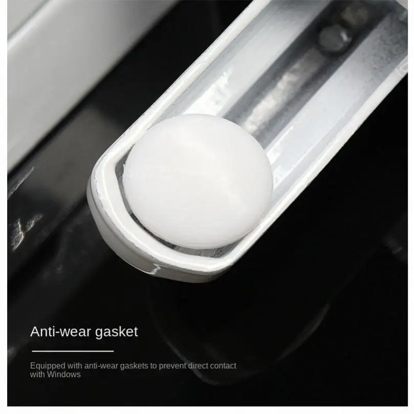 T Shaped Lock White Aluminum Alloy T Shaped Lock Sliding Window Safety Lever Handle Window Buckle for PVC Windows Doors
