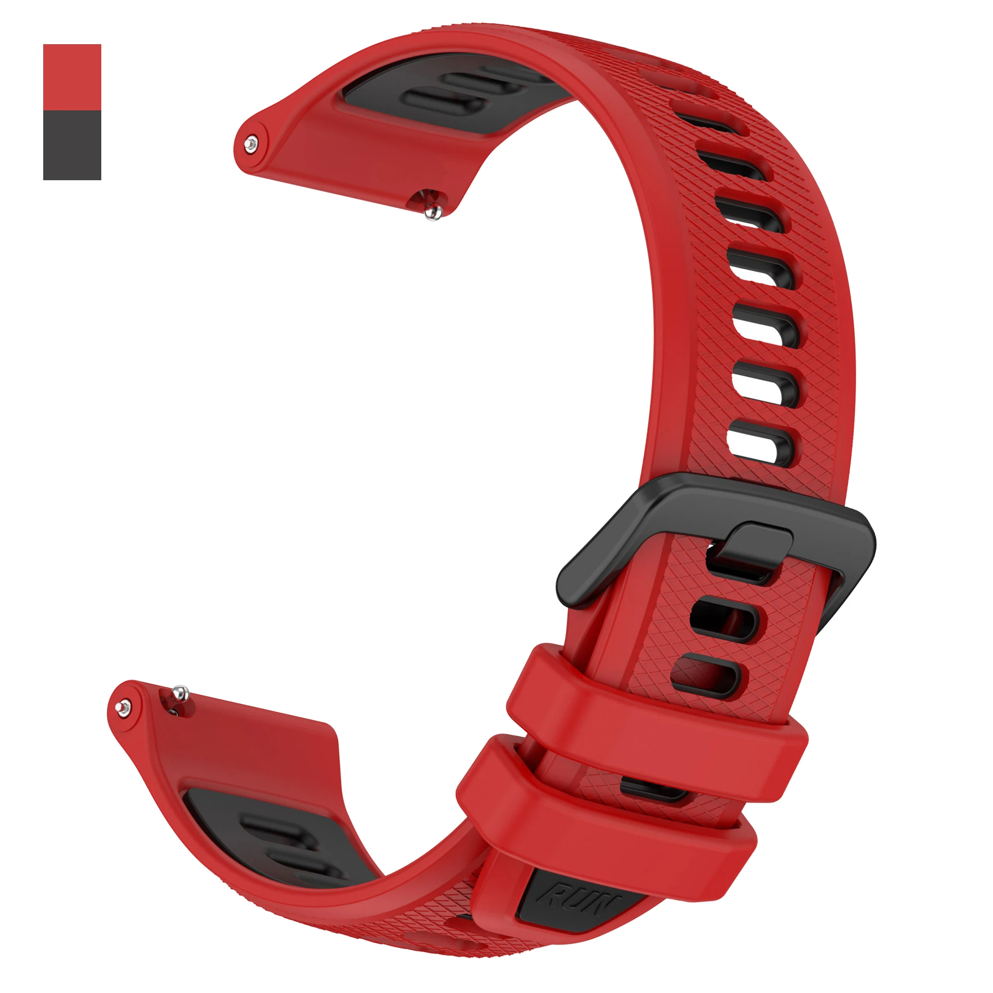 Enhanced Sports Silicone Strap for SUUNTO Watches - Versatile 20mm/22mm Watch Band Replacement