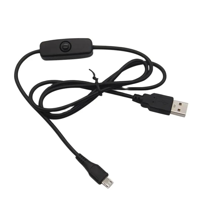 5V/2.5A Fuente de Alimentación Micro USB Cargador Adaptador con Interruptor  de Encendido y Apagado para Raspberry Pi 3/2 Modelo B