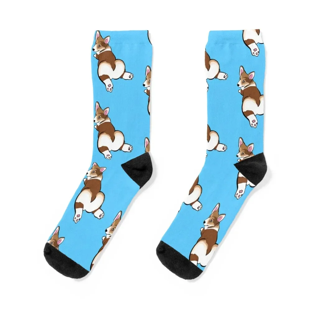 Corgi Butt Socks summer soccer anti-slip Socks Woman Men's