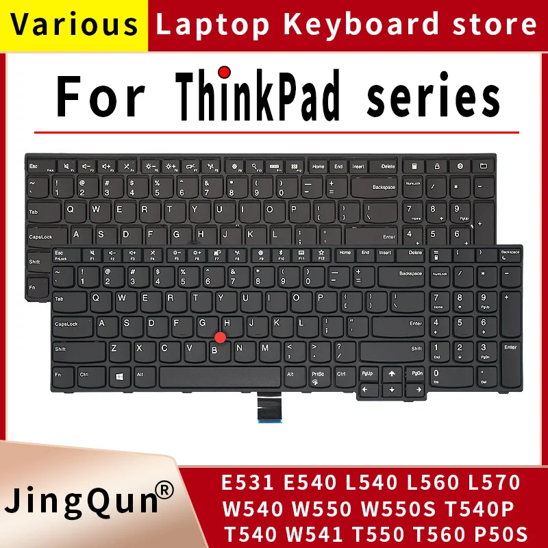 US Laptop keyboard For Lenovo ThinkPad E531 E540 L540 L560 L570 W540