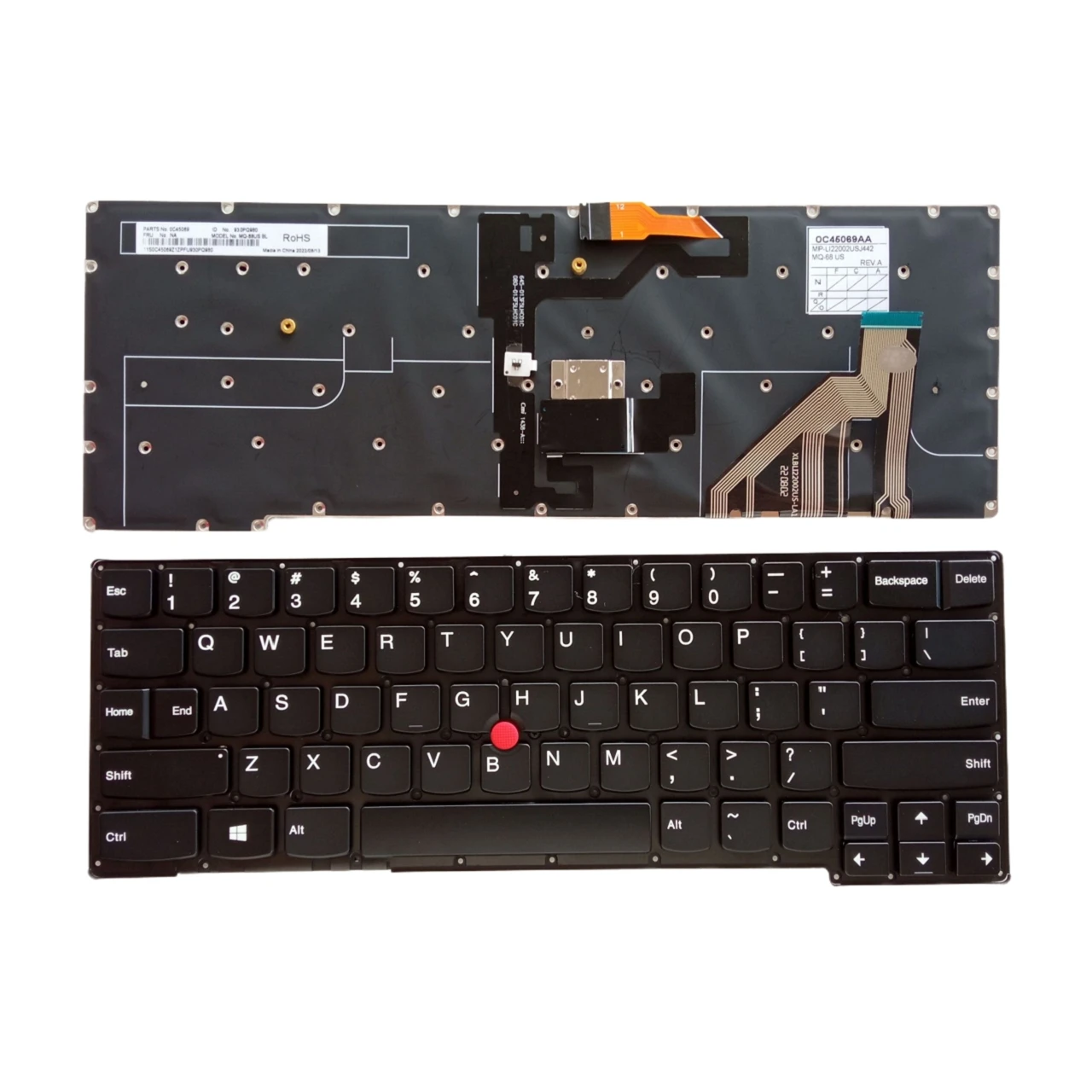 

Новая сменная клавиатура с подсветкой для ноутбука Lenovo Thinkpad X1C 2014 / X1 Carbon gen 2