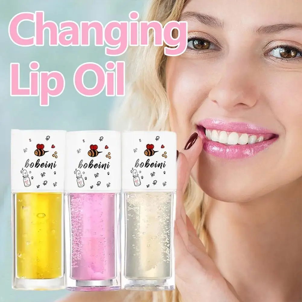 

1PC Lip Balm Oil Honey Milk Lip Gloss Lighten Lip Lines Natural Ingredients Treatment Not Sticky Hydrate Lip Care Moisturizing
