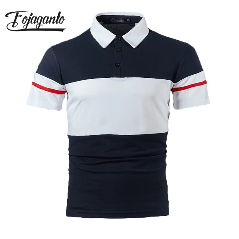 

FOJAGANTO 2023 Outdoor Leisure Polo Shirt Men's Pure Cotton Breathable Slim Short Sleeve High-Quality Hot Selling Polo Shirt Men
