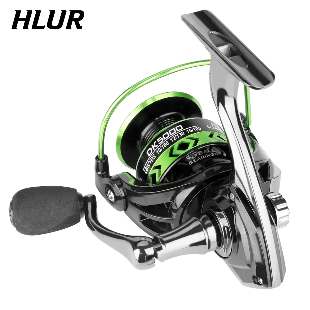 

HLUR DK Series 5.2:1 Spinning Fishing Reel 2000-7000 Aluminum Spool Fishing Coil for Carp Saltwater Reel