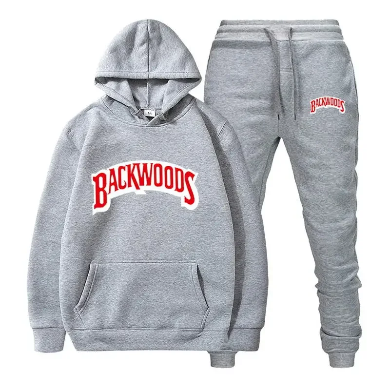 Sweatshirt Sets Backwoods Prints Men Women Unisex Sets Casual Hoodies Sports Suits Oversized Sweatshirts Street Tracksuits Coat