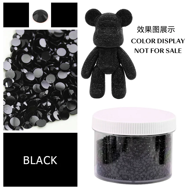 Large Box of Assorted Jelly AB Resin Non-Hot Fix Flat Back Rhinestones