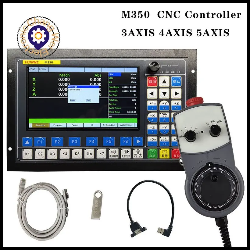 

CNC DDCS-EXPERT M350 3/4/5 Axis CNC Standalone Offline Controller Support Close-loop Stepper/ATC Controller Replace DDCSV3.1 MPG