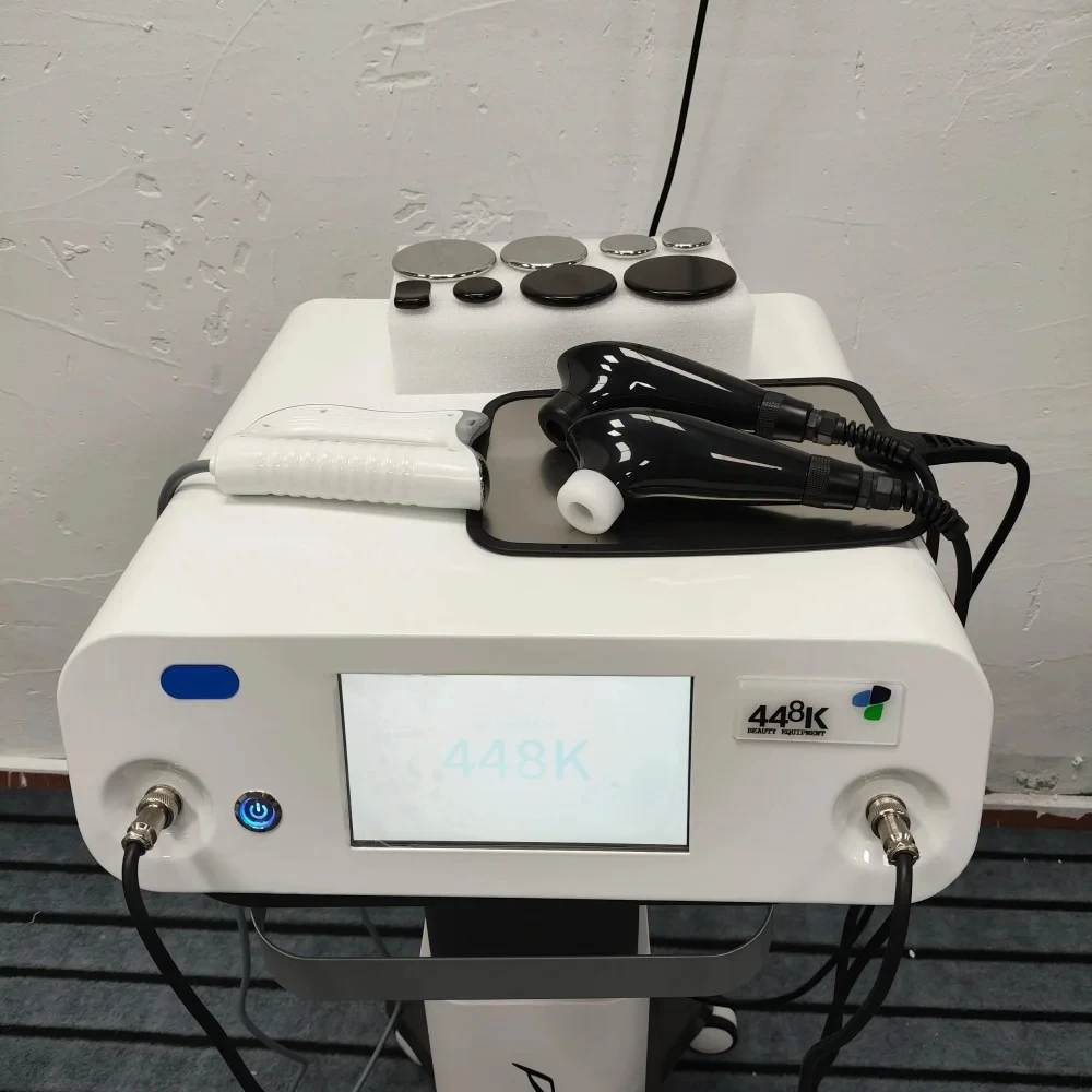 INDIBA Spain Technology 448K Tecar Cavitation Health and Beauty Body Care System RET CET RF Slim Machine for Weight Loss 5