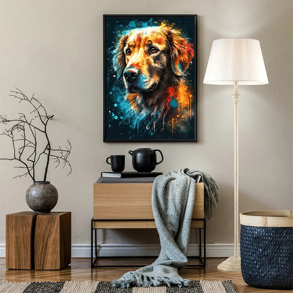 Diamond Painting Animal Rhinestone Pictures DIY Craft Kit Home Decor