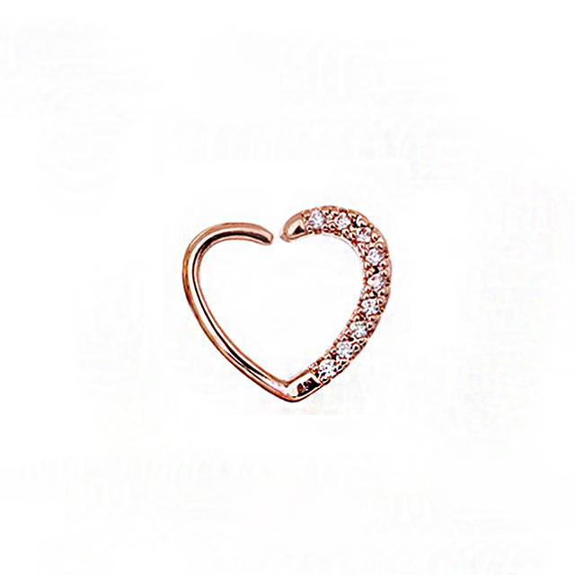 Hoop Nostril Bendable Ring Gem Cartilage Tragus Daith Piercing Earrings Septum Clicker Helix Conch Rook Piercing