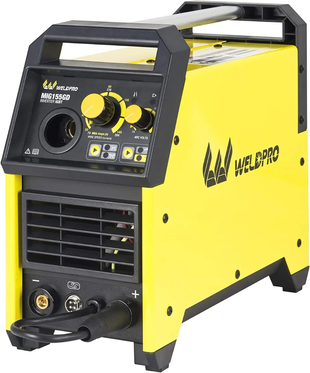 155 Amp Inverter MIG/Stick Arc Welder with Dual Voltage 240V/120V welding machine spool gun capable 3