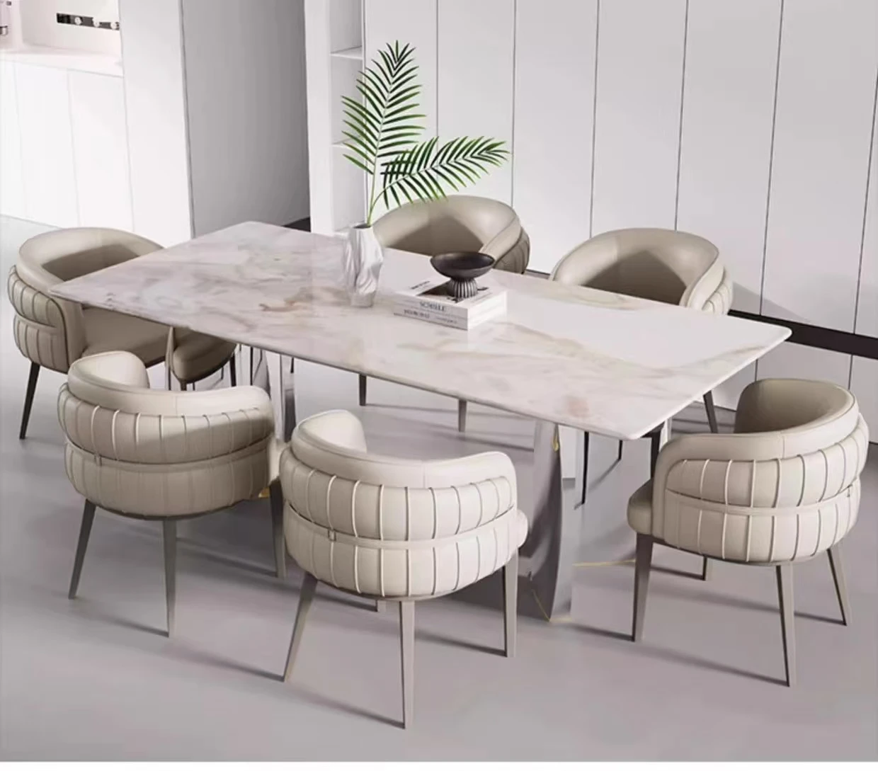 Nordic Style Premium Leisure Chair Simple Modern Design Luxury Home Living Room Furniture for Hotels Coffee Tea Shops Fabric