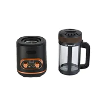 Automatic Coffee Roaster Small Temperature Regulating and Cooling Automatic Timing Hot Air Coffee Roaster Electric Bean Roaster 6