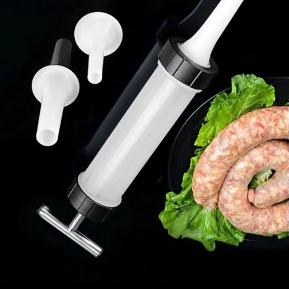 Manual Hand Push Sausage Maker Enema Device Household Kitchen Tool for Handmade Small Sausages Filling