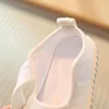2023 Shallow Mouth Sneakers Girls' Shoes Canvas Shoes Autumn Children's Shoe for Girl Kindergarten Princess Shoes Soft Kid Shoes 4