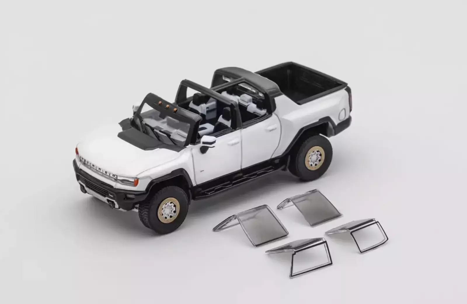 

GCD 1:64 белый EV пикап спортивная модель литая металлическая машина iecast металлическая коллекция автомобилей ограниченный выпуск хобби игрушки