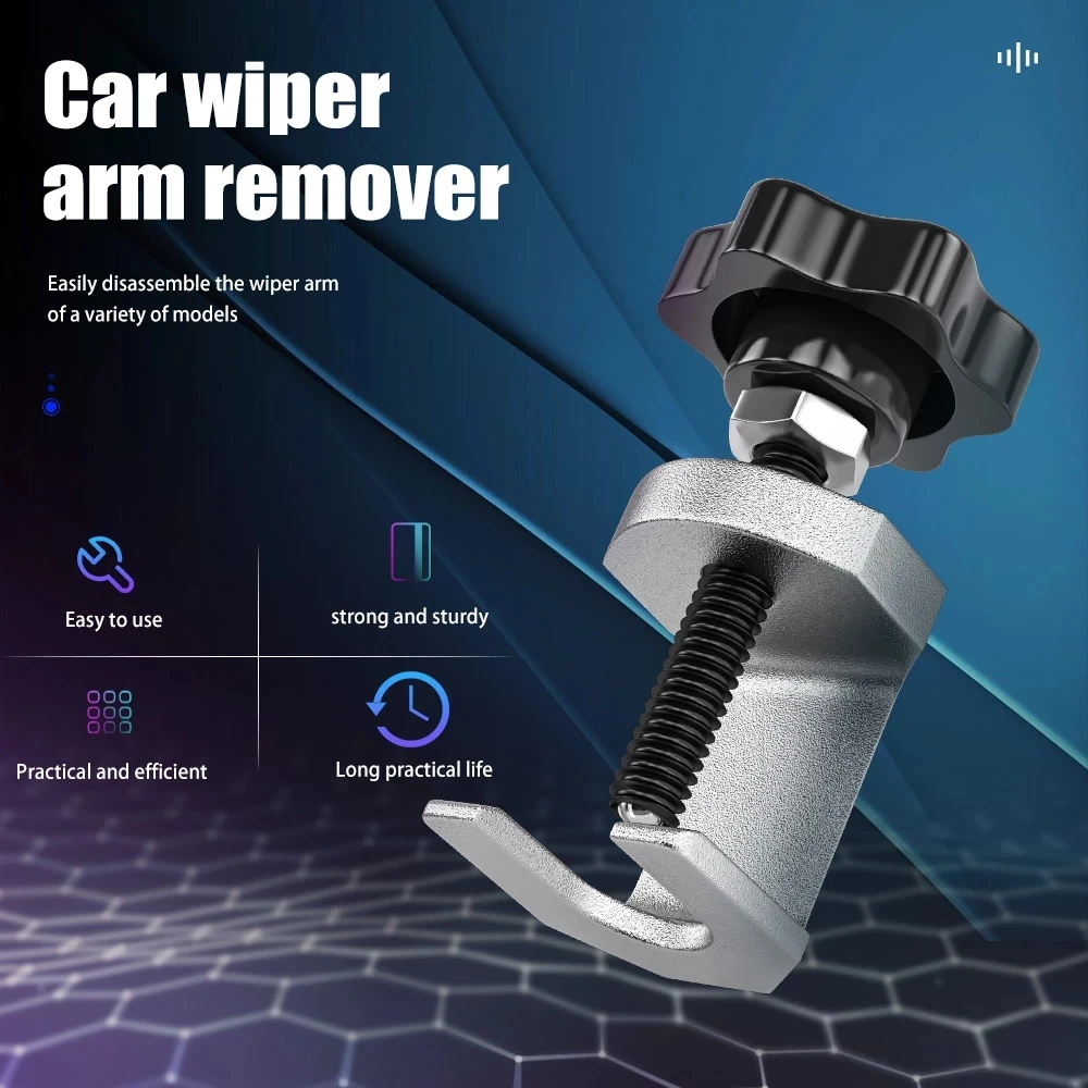 

Auto Windscreen Wiper Arm Remover Silver Wiper Arm Puller Windscreen Glass Mechanics Puller Car Repair Tool Mainland China