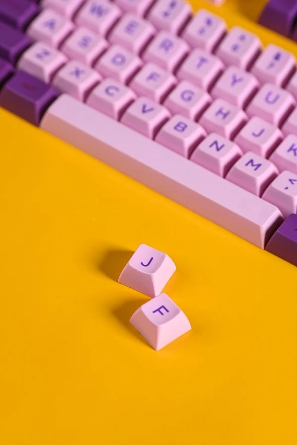 sa perfil keycap duas cores impressão de
