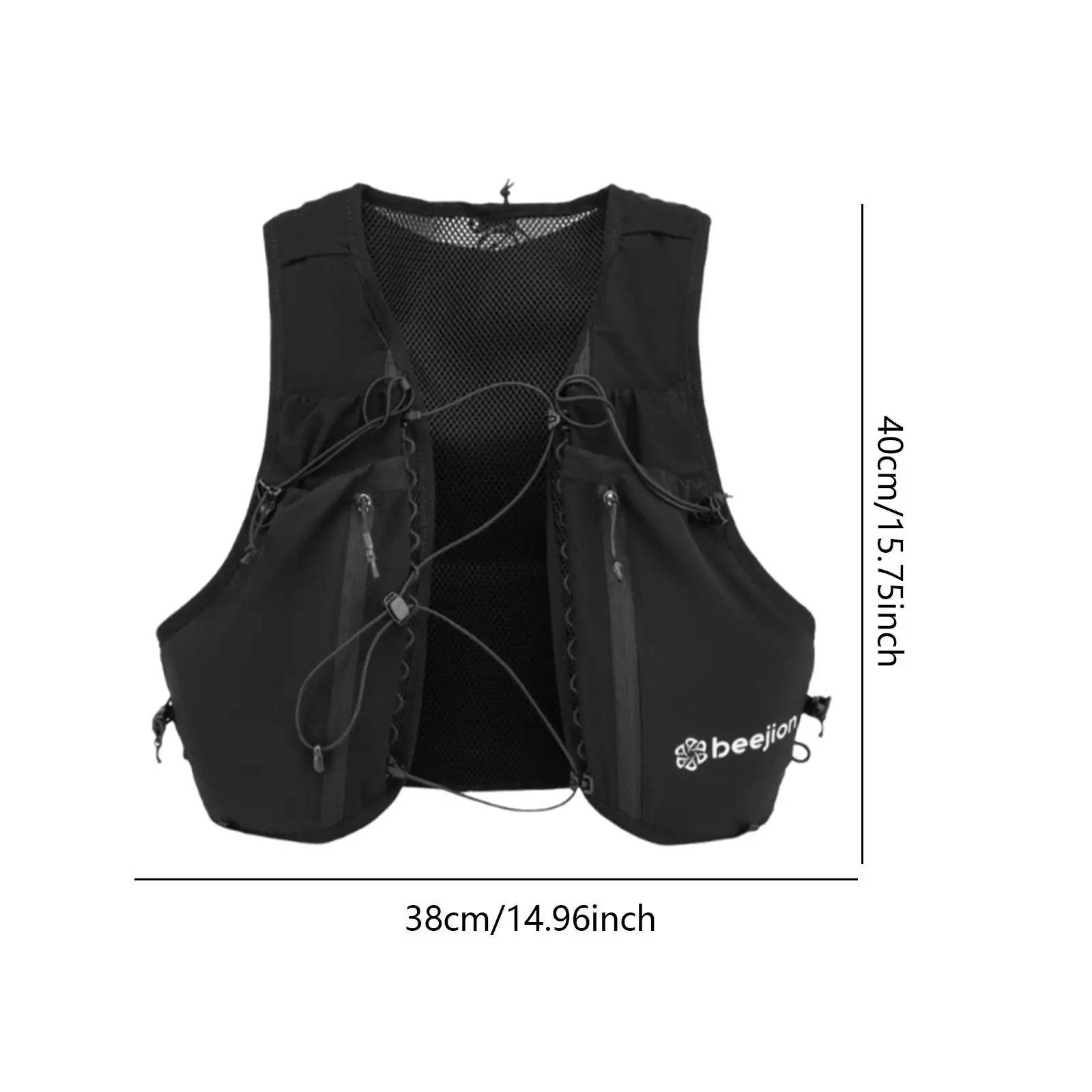 Running Vest Outdoor Sport Bag for Men Women Adjustable Hydration Vest for Hiking Jogging Cycling Mountaineering Trail Running